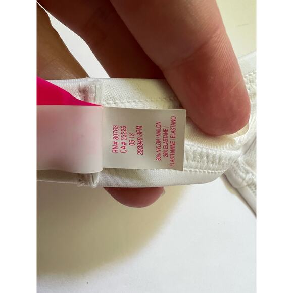 Victoria’s Secret Women's Sequin Underwire Bandeau Bikini Top Pink Size 34C - Picture 9 of 9